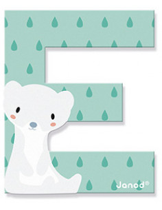 Lettre E en bois Pure - Janod 2