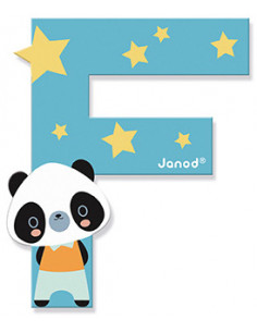Lettre F en bois Pure - Janod 2