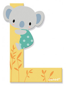 Lettre L en bois Pure - Janod 2