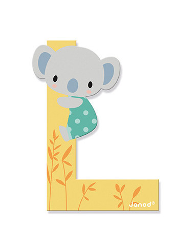 Lettre L en bois Pure - Janod Lettre L en bois Pure - Janod