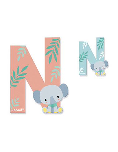 Lettre N en bois Pure - Janod Lettre N en bois Pure - Janod