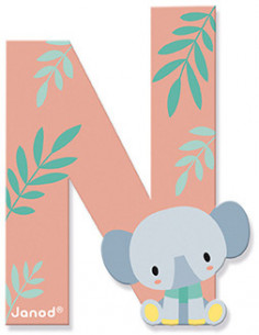 Lettre N en bois Pure - Janod 2