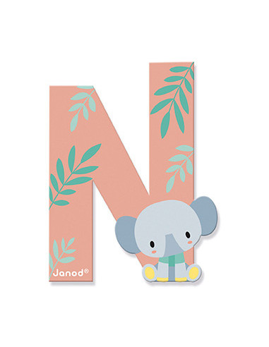 Lettre N en bois Pure - Janod Lettre N en bois Pure - Janod