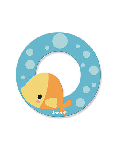 Lettre O en bois Pure - Janod Lettre O en bois Pure - Janod