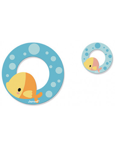 Lettre O en bois Pure - Janod Lettre O en bois Pure - Janod