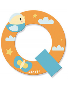 Lettre Q en bois Pure - Janod 2