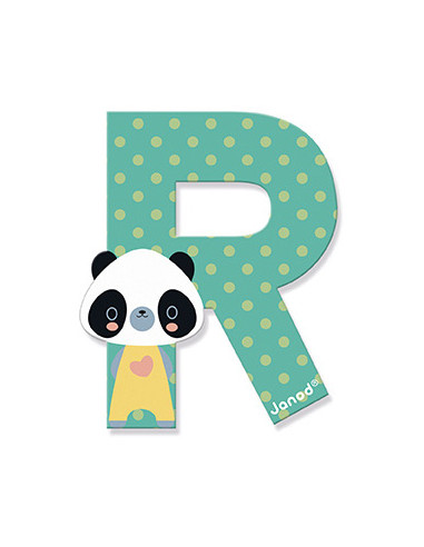 Lettre R en bois Pure - Janod Lettre R en bois Pure - Janod