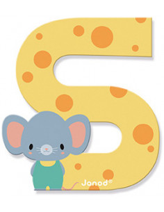 Lettre S en bois Pure - Janod