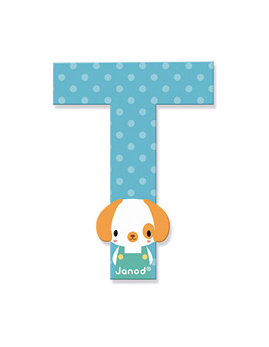 Lettre T en bois Pure - Janod Lettre T en bois Pure - Janod