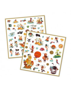 160 stickers animaux - loisirs créatifs - cadeau enfant - Djeco 