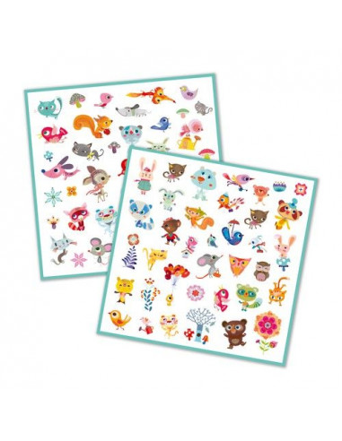 Stickers petits amis - Djeco Stickers petits amis - Djeco