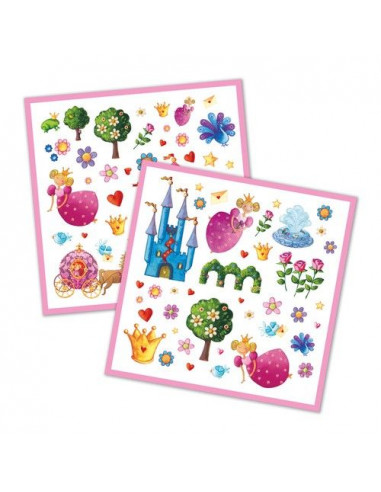 Stickers princesse Marguerite - Djeco Stickers princesse Marguerite - Djeco