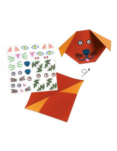 Initiation à l'origami animaux - Djeco Initiation à l'origami animaux - Djeco