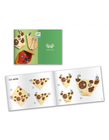 Initiation à l'origami animaux - Djeco Initiation à l'origami animaux - Djeco