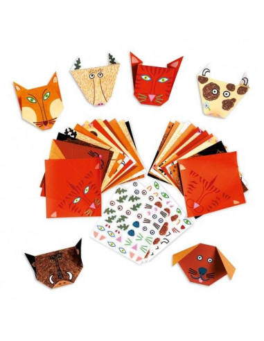 Initiation à l'origami animaux - Djeco Initiation à l'origami animaux - Djeco