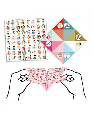 Origami cocottes à gages - Djeco Origami cocottes à gages - Djeco