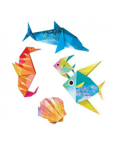 Origami animaux marins - activité manuelle Djeco 