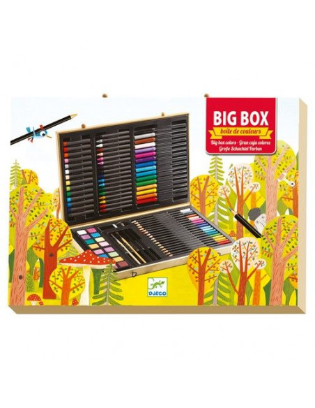 Coffret à colorier / kit de dessin 68 pièces pour enfants