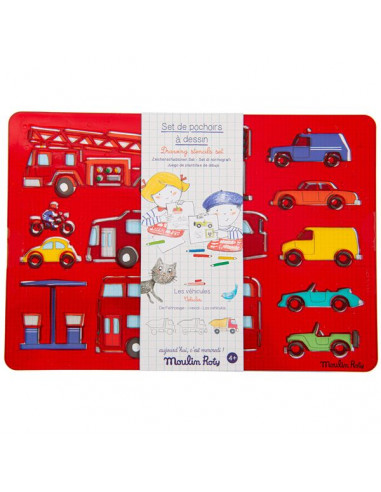 Vehicule vw bus t2 voiture a pousser - stickers fleurs, jouets 1er age