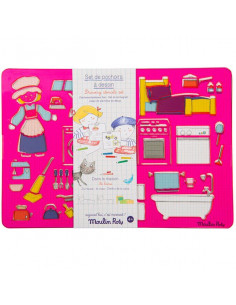 Pochoirs à dessin Dans la...