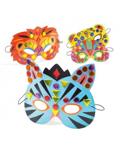 Masques mosaïques - Do it Yourself Djeco Masques mosaïques - Do it Yourself Djeco