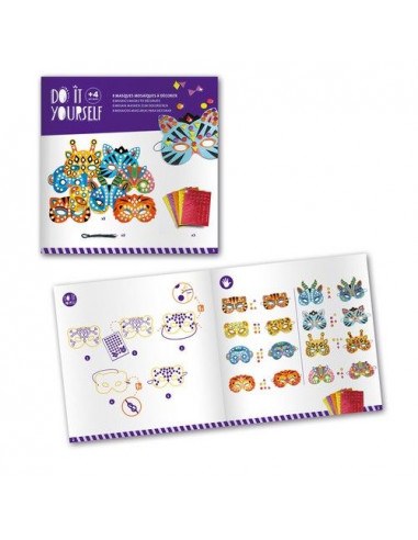 Masques mosaïques - Do it Yourself Djeco Masques mosaïques - Do it Yourself Djeco