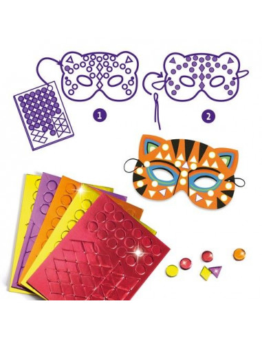 Masques mosaïques - Do it Yourself Djeco Masques mosaïques - Do it Yourself Djeco