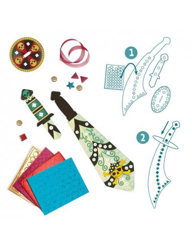 Sabres mosaïques à décorer - Do it... Sabres mosaïques à décorer - Do it...