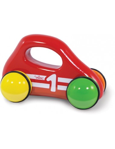 Voiture porteur métal rouge - véhicule pour enfant - Vilac