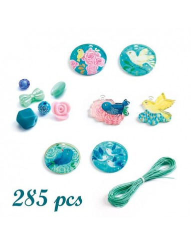 Perles fantaisies oiseaux - Djeco Perles fantaisies oiseaux - Djeco