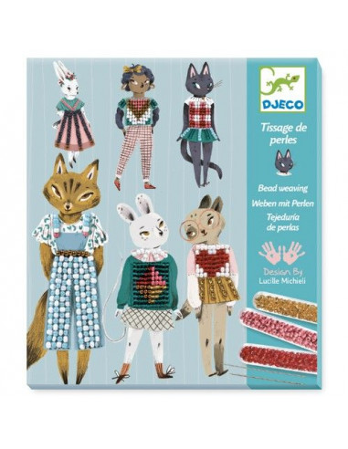 Tissage de perles les minettes - Djeco