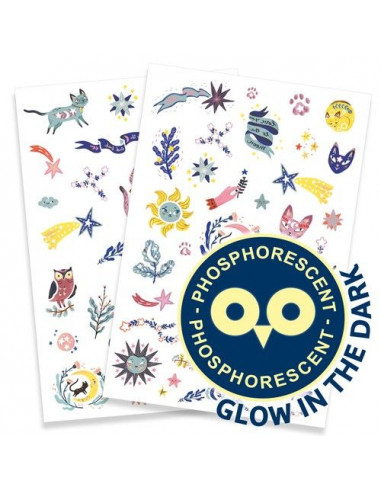 Tatouages phospho sweet dreams - Djeco Tatouages phospho sweet dreams - Djeco