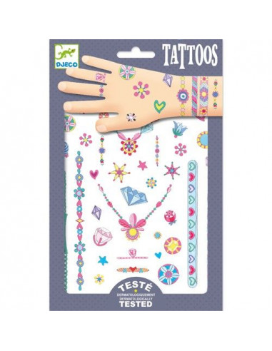 Tatouages les bijoux de Jenni - Djeco Tatouages les bijoux de Jenni - Djeco