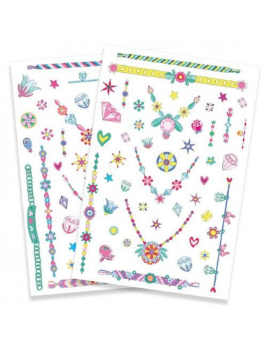 Tatouages les bijoux de Jenni - Djeco Tatouages les bijoux de Jenni - Djeco