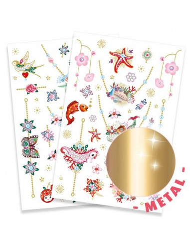 Tatouages les bijoux de Fiona - Djeco Tatouages les bijoux de Fiona - Djeco