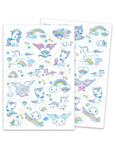 Tatouages licornes - Djeco Tatouages licornes - Djeco