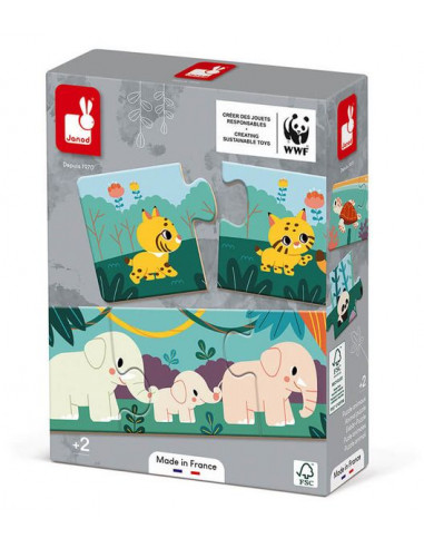 Puzzle Animaux 30 pièces WWF - Janod