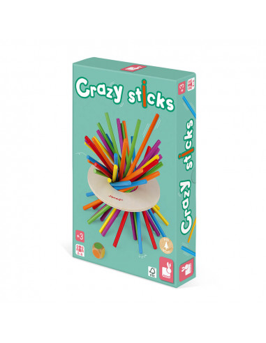Crazy sticks jeu d adresse Janod LaPouleAPois