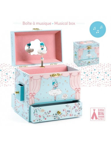 Boîte à musique ballerine en scène -... Boîte à musique ballerine en scène -...