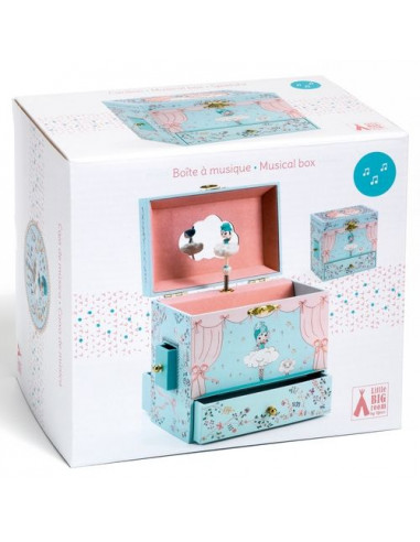 Boîte à musique ballerine en scène -... Boîte à musique ballerine en scène -...