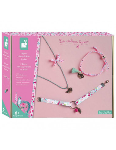 Bijoux rubans à fleurs à créer - Les...