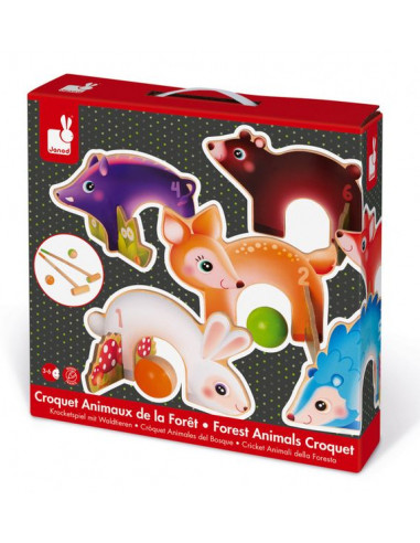 Jeu de croquet animaux de la forêt -... Jeu de croquet animaux de la forêt -...