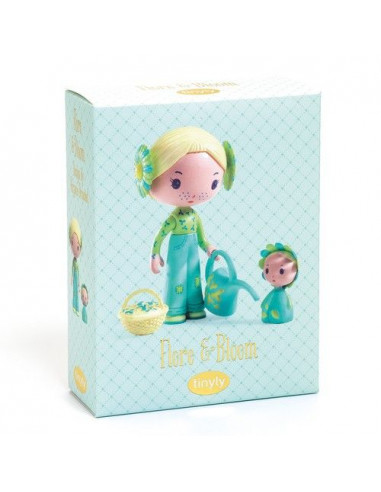 Flore et Bloom figurines Tinyly - Djeco Flore et Bloom figurines Tinyly - Djeco