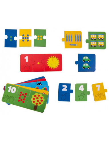 Puzzles Les chiffres Les Popipop -... Puzzles Les chiffres Les Popipop -...