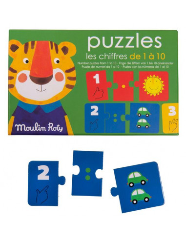 Puzzles Les chiffres Les Popipop -...