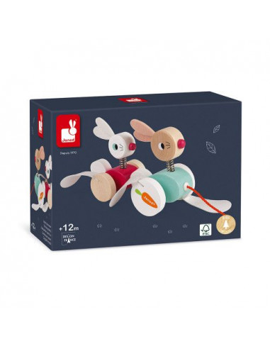 Lapins à promener zigolos - Janod Lapins à promener zigolos - Janod