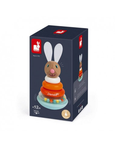 Empilable culbuto lapin - Janod Empilable culbuto lapin - Janod