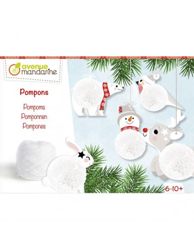Coffret de pompons à suspendre -...