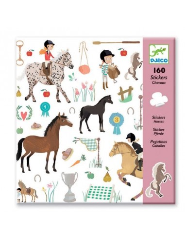 Stickers Les chevaux - Djeco