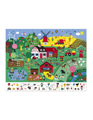 Puzzle d'observation la ferme 24... Puzzle d'observation la ferme 24...